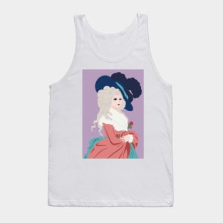 Art Deco Georgiana Cavendish Duchess of Devonshire illustration Tank Top